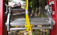 Échelle d'extension en fibre de verre combinée portable moderne à 2x12 marches Conception d'ouverture en forme de corde