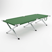 Lit de camping pliant à design tropical, cadre métallique, style antique, portable, imperméable, idéal pour la plage, vente en gros, directement de l'usine, le plus vendu
