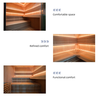 Dôme de sauna infrarouge, sauna infrarouge pour 4 personnes, sauna infrarouge lointain