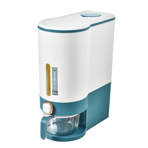 Boîte à riz automatique de cuisine chaude et seau à riz Récipient de stockage de grains et de riz Distributeur d'aliments secs pour <span class=keywords><strong>lentilles</strong></span> Petits haricots - Product Image 5