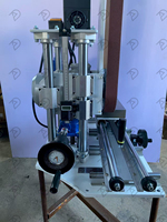 Machine à meuler manuelle à version étendue et surélevée avec moteur, bande abrasive, polissage de surface