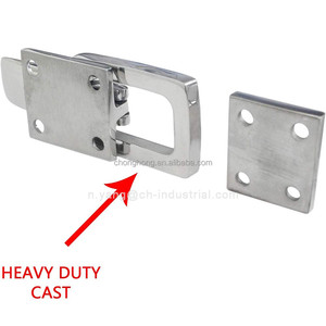 ABRAZADERA de sujeción bloqueable antisonajero de alta resistencia, Pestillos bloqueables de acero inoxidable 316, cierre de escotilla de barco, cerrojo de bloqueo de cubierta marina - Product Image 3