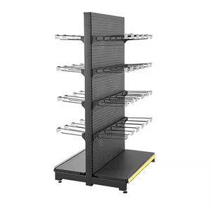 Tùy chỉnh hai mặt Kệ thép rack cho siêu thị hiển thị đứng có sẵn trong kích thước tùy chỉnh màu sắc bền vật liệu kim loại - Product Image 2