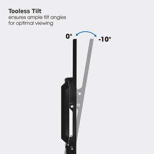CHARMOUNT Max VESA x all إضافي لوحة حائط داعمة للإمالة أحزمة سحب مغناطيسية حامل تلفزيون مثبت على الحائط - Product Image 4