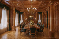 Service professionnel de design d'intérieur 3D, style classique américain, plan de solutions d'aménagement intérieur complet pour toute la maison