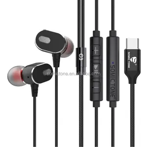 SOMIC TONE C3 headsets gaming In-Ear Ruído Cancelamento fone de ouvido controlado por fio com fone de ouvido