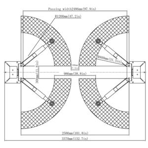 Elevador de Autos Económico de Dos Postes LAUNCH 4T 2, Modelo TLT240SBS, Elevador Hidráulico Doble de Dos Postes con Capacidad de 4T para Taller de Reparación de Automóviles - Product Image 4