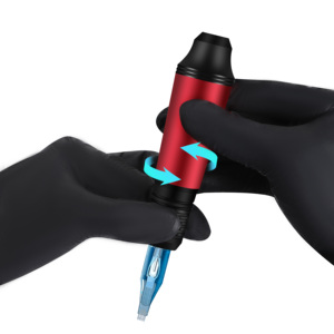 Nueva Máquina de Tatuar Rotativa Inalámbrica de Aluminio Aeronáutico con Agujas de Cartucho para Arte Corporal, Kit de Uso Profesional - Product Image 2