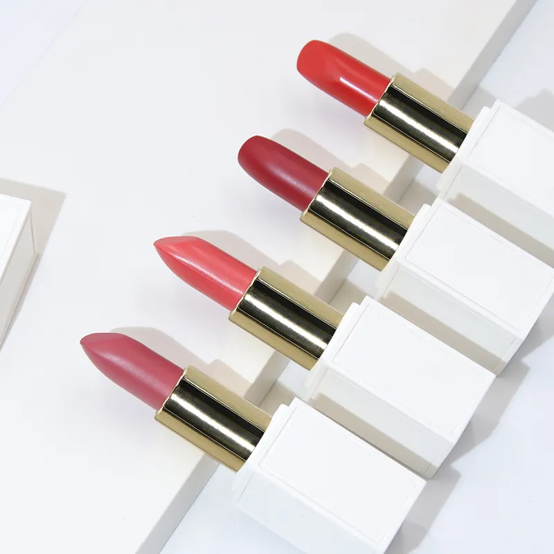 Diskon Besar Kosmetik Bibir OEM ODM Label Pribadi 12 Warna Lipstik Matte Lip Velvet Tahan Lama