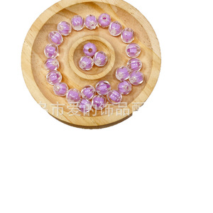 Pumpkin Colored Inner <b>Beads</b> 10mm Round <b>Plastic</b> Resin Scattered <b>Beads</b> For DIY Jewelry Making Bracelets Necklaces - Product Image 4