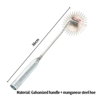 Outil de désherbage de jardin haute résistance, type tête de tournesol, en acier au manganèse forgé, extracteur d'herbes.