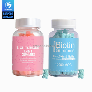 Best <strong>Sell</strong> Biotin Gummies Glowing Collagen Whitening Skin <strong>L</strong>-<strong>glutathione</strong> Gummies Good for Hair Skin Nails - Product Image 1