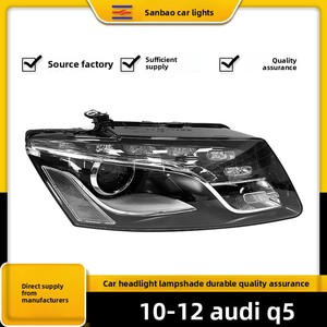 Conjunto de Faros Delanteros <span class=keywords><strong>Sanbao</strong></span> para Audi Q5 2010-2012, 6000K, Halógenos, 12V, H9, Recubrimiento UV, Nuevos, Garantía de 2 Años - Product Image 2