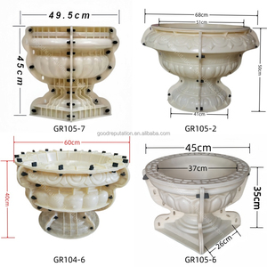 Moule en plastique ABS pour grand pot de fleurs en béton, moule pour pot de plante en ciment, moule pour pot de fleurs, moule en béton pour jardin - Product Image 5