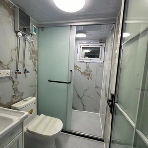 Casa Contenedor Expandible Prefabricada <span class=keywords><strong>Completa</strong></span> <span class=keywords><strong>de</strong></span> 40, 30 y 20 Pies, Casa Prefabricada <span class=keywords><strong>de</strong></span> Acero Ligero con Baño, Casas Prefabricadas - Product Image 3