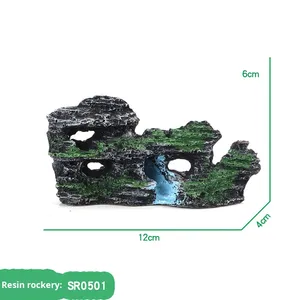 Hars Kunstmatige Simulatie Rotstuin Landschap <span class=keywords><strong>Aquarium</strong></span> Decoraties Kleine Rotstuin Aquascape <span class=keywords><strong>Aquarium</strong></span> Decoratie Accessoires - Product Image 4