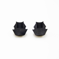 Coussinets de pied coniques en PVC-NBR de silicone résistant aux hautes températures Fiche en caoutchouc anti-poussière élastique anti-collision Caractéristique absorbant les chocs
