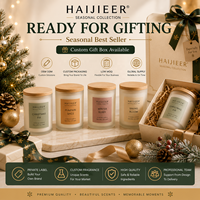 Bougie parfumée décorative, bougie en cire de soja de luxe, aromathérapie, parfum d'ambiance pour la maison, coffret cadeau, hôtel, spa, bien-être, bougies parfumées personnalisées
