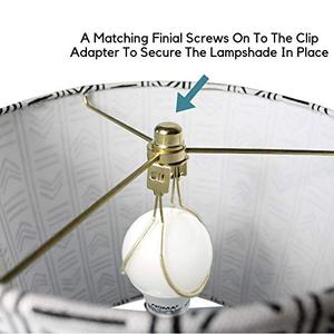 Adaptateur à Clip pour <span class=keywords><strong>ampoule</strong></span>, support de lampe comprenant finition et levateurs d'<span class=keywords><strong>abat</strong></span>-<span class=keywords><strong>jour</strong></span>, pour garder oignons de la lampe - Product Image 4