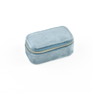 กล่องใส่เครื่องประดับกำมะหยี่แบบพกพา กล่องใส่เครื่องประดับแฟชั่น กล่องใส่เครื่องประดับแบบกำหนดเองสำหรับการเดินทาง - Product Image 3