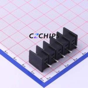 KF25C-7.62-5P Barrier Terminal Block Through hole Component (THT),P=7.62mm Connector Two Sides 7.62mm 1x5P Straight Pin - Product Image 2