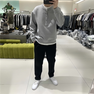 Pull-over décontracté à manches longues pour homme Henry's, épais et léger, parfait pour <span class=keywords><strong>le</strong></span> <span class=keywords><strong>printemps</strong></span> et l'automne - Product Image 4