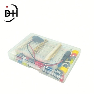 Kit de démarrage pour UNO R3 Mini, breadboard, LED, fils de liaison, bouton pour Arduino, kit DIY, éducation scolaire, laboratoire - Product Image 2