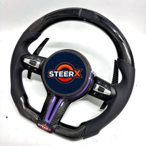 Volant en fibre de carbone pour F11 F15 F18 F20 F23 F25 F30 F32 F35 F40 F80 E84 E87 E90 E92 E93 Accessoires de voiture - Product Image 3