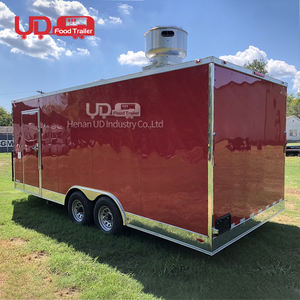 Cuisine de restaurant taille personnalisée <span class=keywords><strong>mobile</strong></span> kiosque à café chariot de nourriture pour hot-dog camion de tacos à la crème glacée remorque alimentaire rapide pour les états-unis - Product Image 5