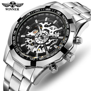 Montre T Winner 2020, vente chaude, OEM, diamant, <span class=keywords><strong>pas</strong></span> <span class=keywords><strong>cher</strong></span>, fine, 40 mm, mouvement mécanique, montres pour hommes, montre squelette de luxe, montre-bracelet - Product Image 1