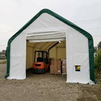 Carpa de PVC con Tubos Galvanizados para Exteriores de 30X40X15 pies, Protección Solar y Sombra, Material para Toldo, Refugio contra la Lluvia, Almacenamiento Temporal