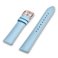 BESSERON BD005 Bracelets de montre en cuir italien véritable 20mm/22mm, boucle à ardillon, élastiques, noir, bleu, gris, marron