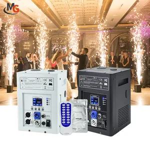 Máquina de fogos de artifício DMX 600W para festas de casamento, máquina de faísca fria 650W, mini máquina de faísca fria