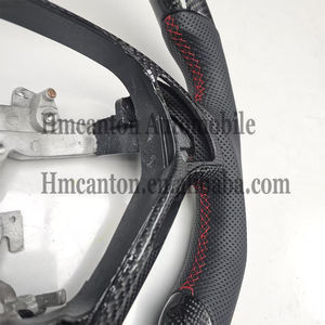 Volante de Cuero Perforado de Fibra de Carbono de Calidad Superior para Infiniti G27 G37 - Product Image 6