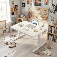 Table pliante moderne en bois pour lit, bureau d'ordinateur portable pour dortoir, table de fenêtre en baie pour salon MERRY MR3-D445