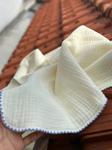 Fabricant de serviettes imprimées sur mesure, serviettes de bain rectangulaires 400GSM, 70x100cm, coton mousseline, fabrication mécanique, Vietnam - Product Image 5