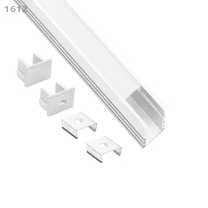 Extremo de plástico 1612 para perfil de aluminio LED flexible, extruido, para coche/venta/pared/armario de cocina