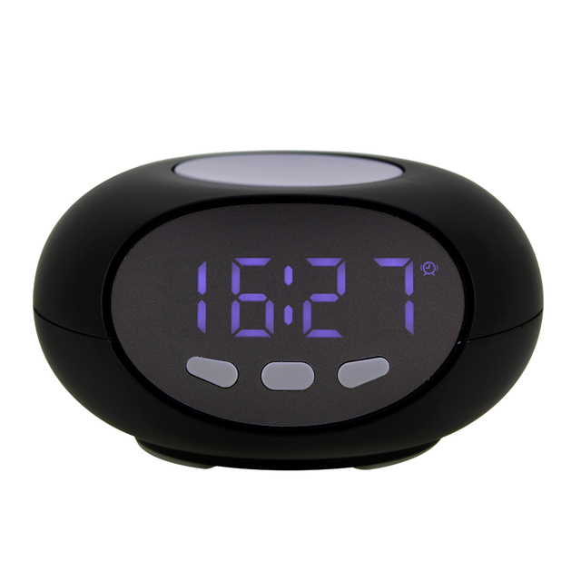 Voice Recordable Alarm Clock with LED Big Display Digital Clock with USB Charging Port Adjustable Volume for Remind Kids Elderly