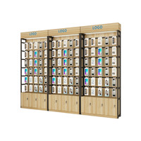 Présentoir de téléphone portable, étagère d'exposition de pantoufles, pour téléphone, accessoires d'ordinateur, pour chaussettes, collations, magasin de pratiques, support de présentation avec crochets