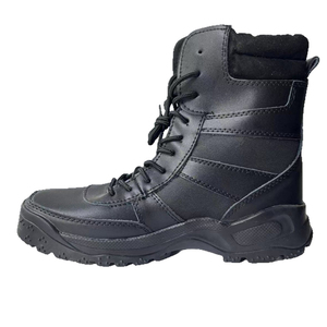 DF22 Tactical Ankle <b>Boots</b> Suede Waterproof Outdoor All Seasons <b>Black</b> Tan - Product Image 5
