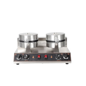 <span class=keywords><strong>Gaufrier</strong></span> belge électrique antiadhésif <span class=keywords><strong>professionnel</strong></span> en acier inoxydable commercial Double tête nouvel état pour les hôtels - Product Image 2