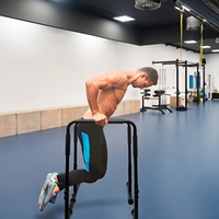Barre de trempage réglable en hauteur fendue barres parallèles disponibles jointes pour l'entraînement en force à domicile