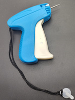 Pistolet à étiquettes micro-aiguilleur portatif en plastique écologique Refine avec épingles en nylon, outils de mini-machine à coudre pour vêtements
