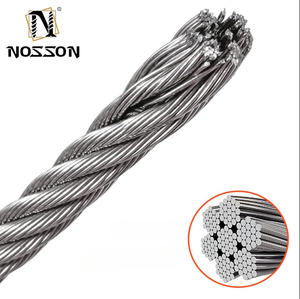 Cable de alambre de cuerda de barandilla de aparejo de acero inoxidable 304 316 7x7 7x19 cuerda de alambre de acero para cerca sombra vela planta escalada <span class=keywords><strong>tendedero</strong></span> - Product Image 6