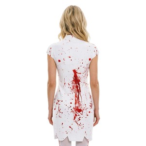 <span class=keywords><strong>Costume</strong></span> da <span class=keywords><strong>Infermiera</strong></span> Zombie Sanguinante per Halloween 2024, Set Completo per Donna HOHC-009 - Product Image 4