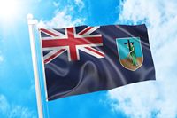 Drapeau de la Nouvelle Île de Montserrat en polyester 3x5 pieds pour décorations extérieures – Vente en gros