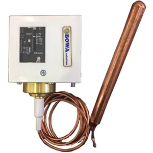 Mekanik termostatlar. Sıcaklık kontrollü elektrik SPDT anahtarları doğrudan bağlanabilir 1P AC motor veya DC devre