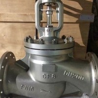 Vanne d'arrêt robuste 316L avec siège à face dure pour boues abrasives et haute pression, fournie directement par l'usine