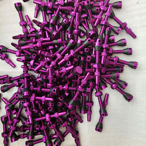 High Quality 110mm <b>Tubeless</b> Presta <b>Valve</b> for Bicycle Anodized Purple Aluminum Alloy Premium Accessory - Product Image 5