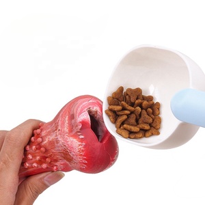 Juguete Resistente para Perros con Sonido, Dispensador de Golosinas en Forma de Hueso para Perros Grandes y Medianos, Limpieza Dental - Product Image 4